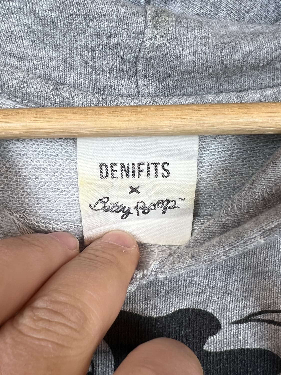 DENIFITS 베티붑 콜라보 후드티 L 상품이미지3