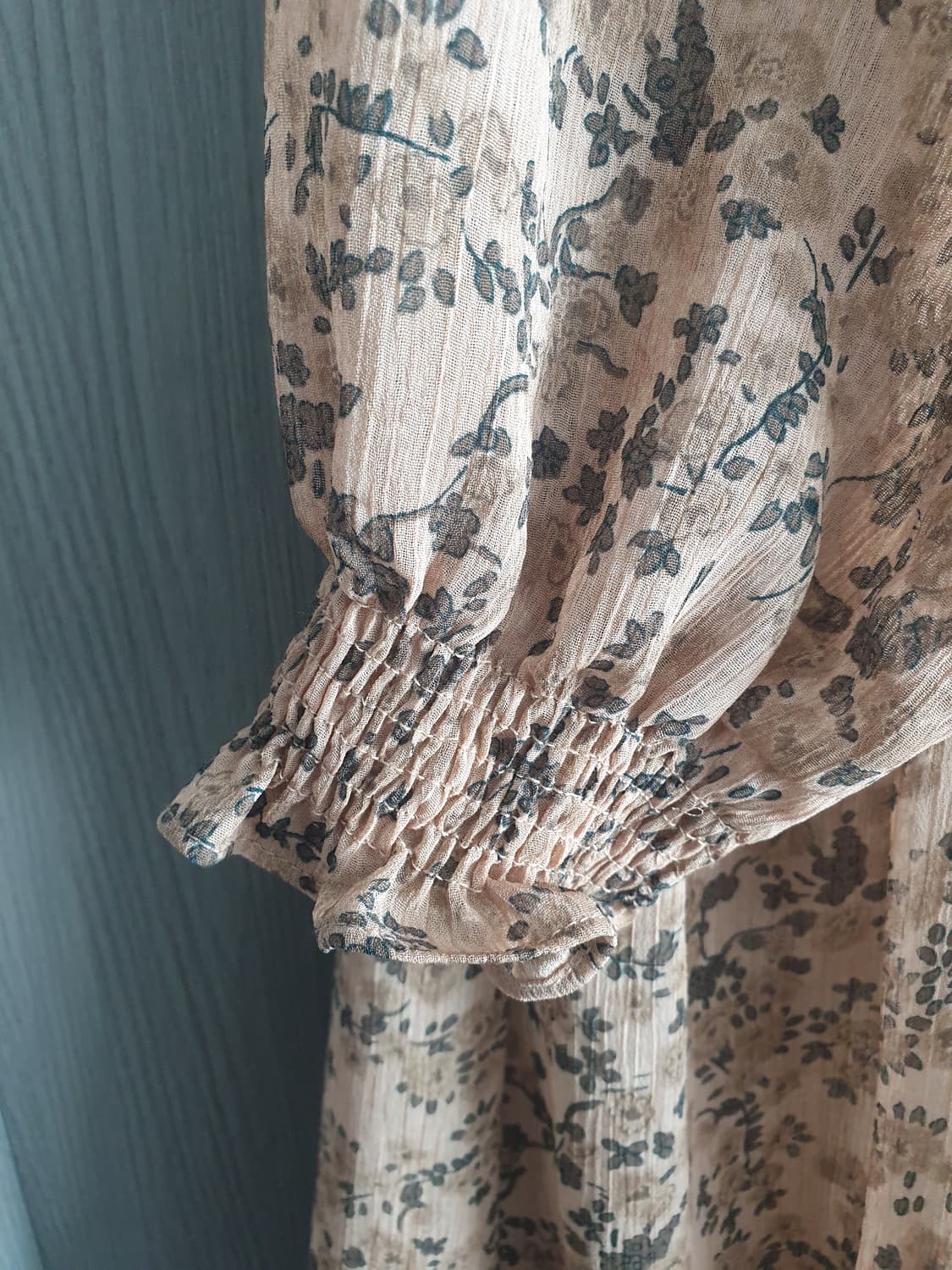 🍁더엣지(THE ATG) FW플로럴 쉬폰 롱원피스 상품이미지8