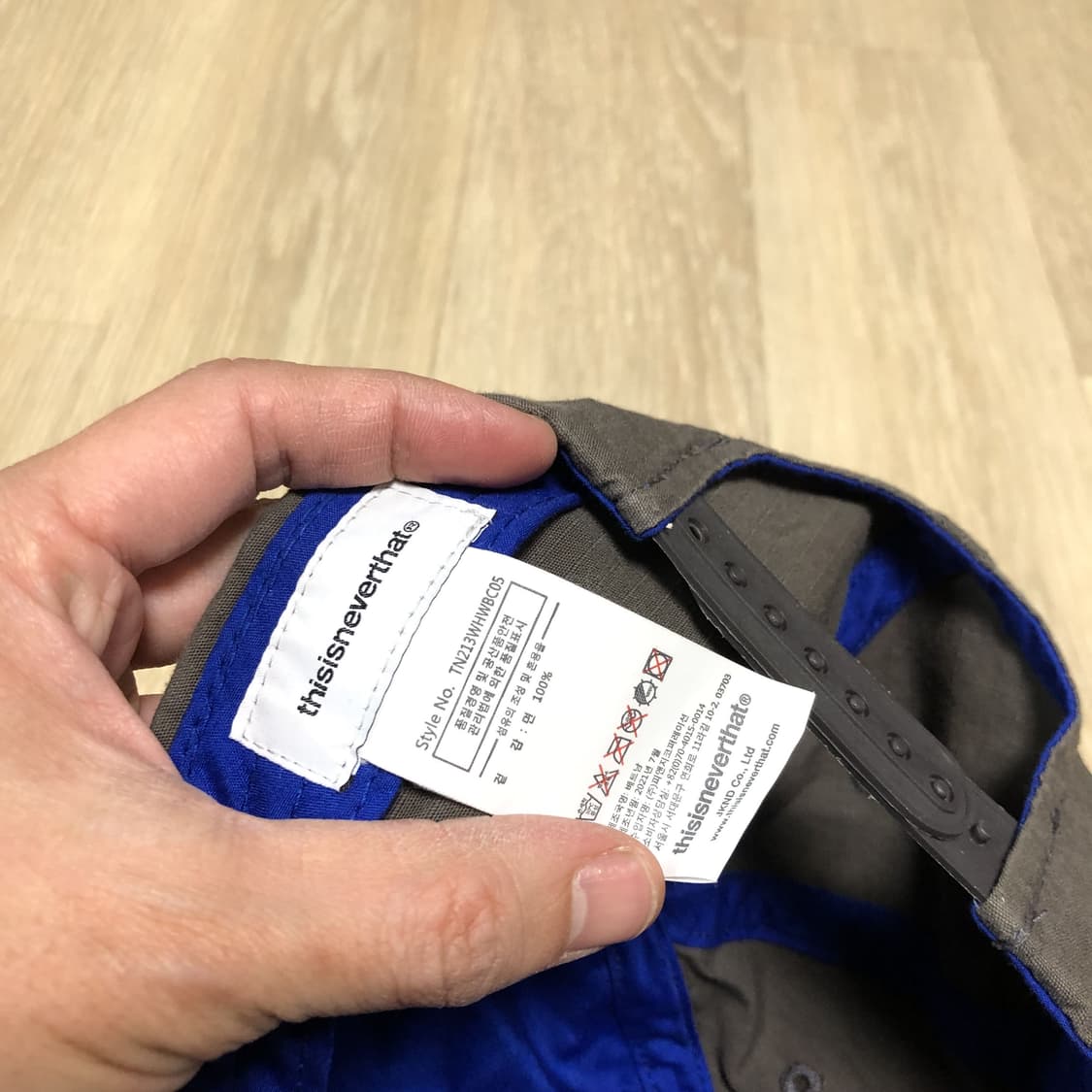 (ONE SIZE) 디스이즈네버댓 립스탑 언더 아치 로고 캡 타우페 상품이미지8