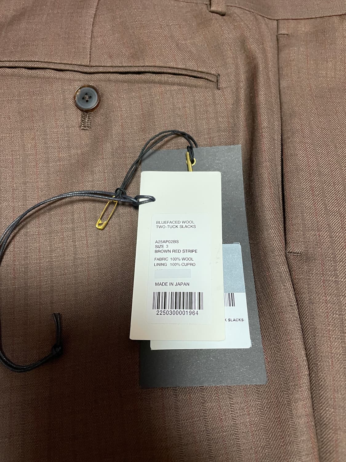 오라리 25aw 울 슬랙스 S(3)사이즈 상품이미지7