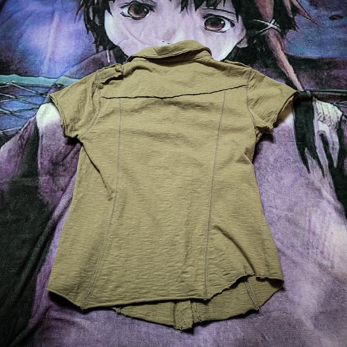 Diamond Julia Distressed Short Shirts 상품이미지4