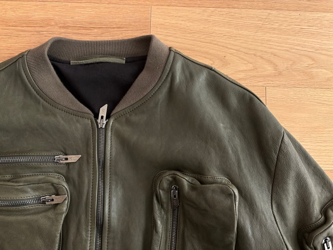 살바토레산토로 양가죽 레더 자켓 105 상품이미지4