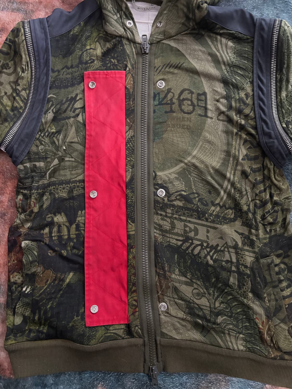 TTF✳️2017 지방시 리카르도 티시 달러 카모 후드 집업 상품이미지6