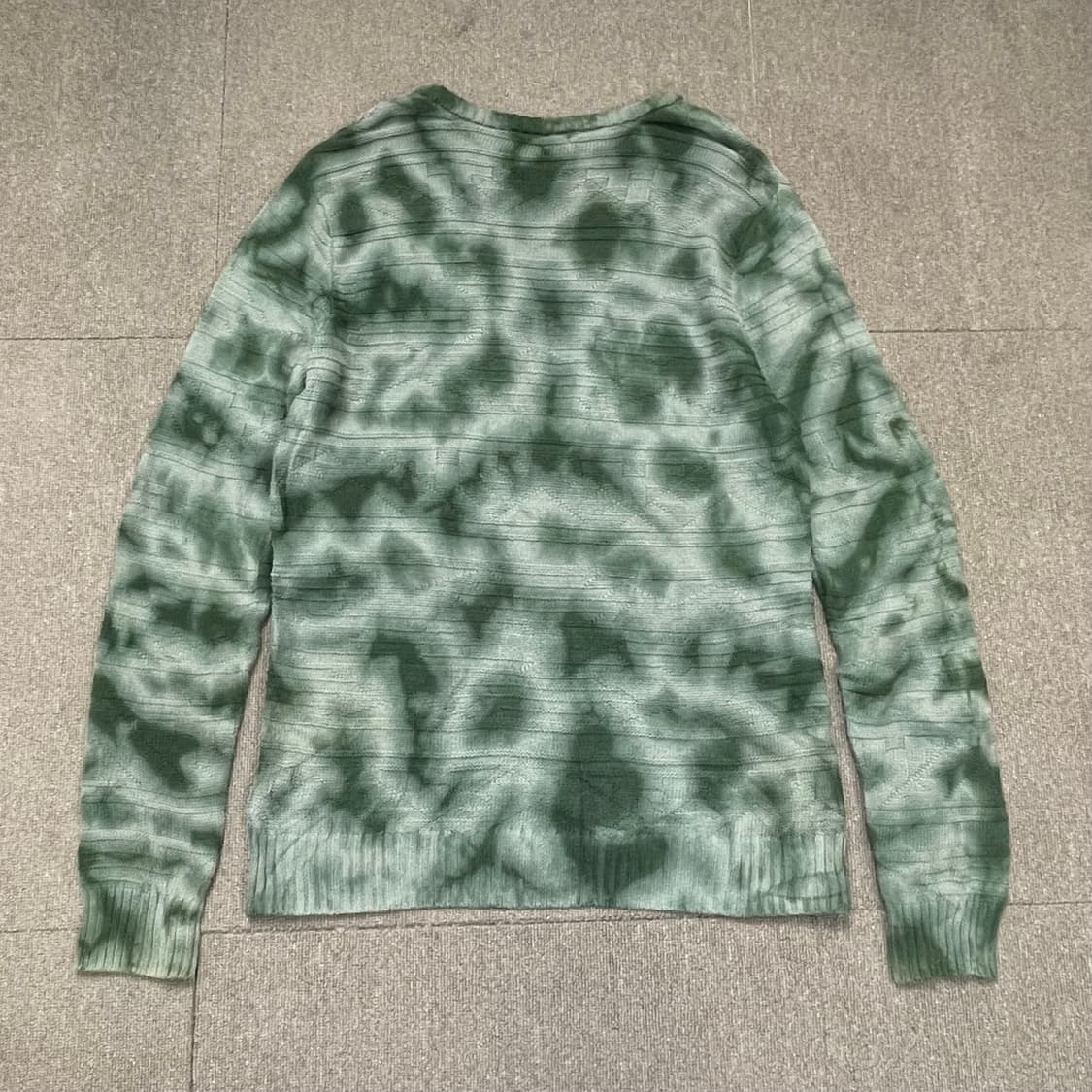 PLUS ONE japan 타이다이 패턴 니트 m  상품이미지5