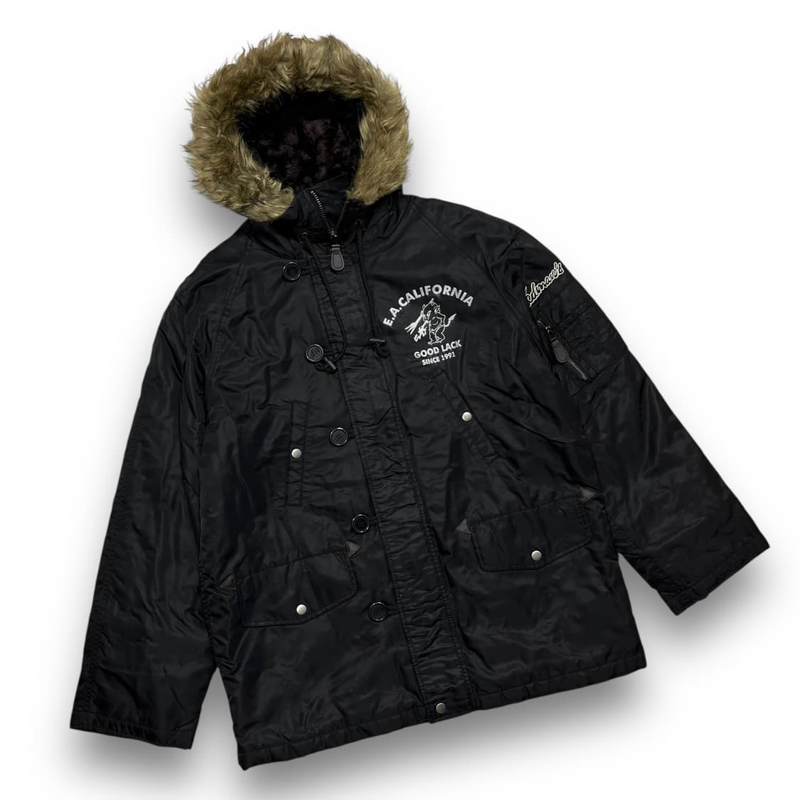 테드 컴퍼니 N3B 플라이트 다크 야상 후디 자켓 상품이미지1