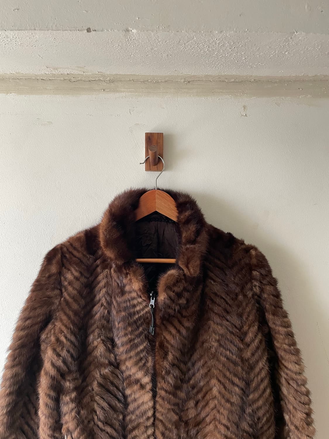 90's JPN Vintage Mink zip  상품이미지1
