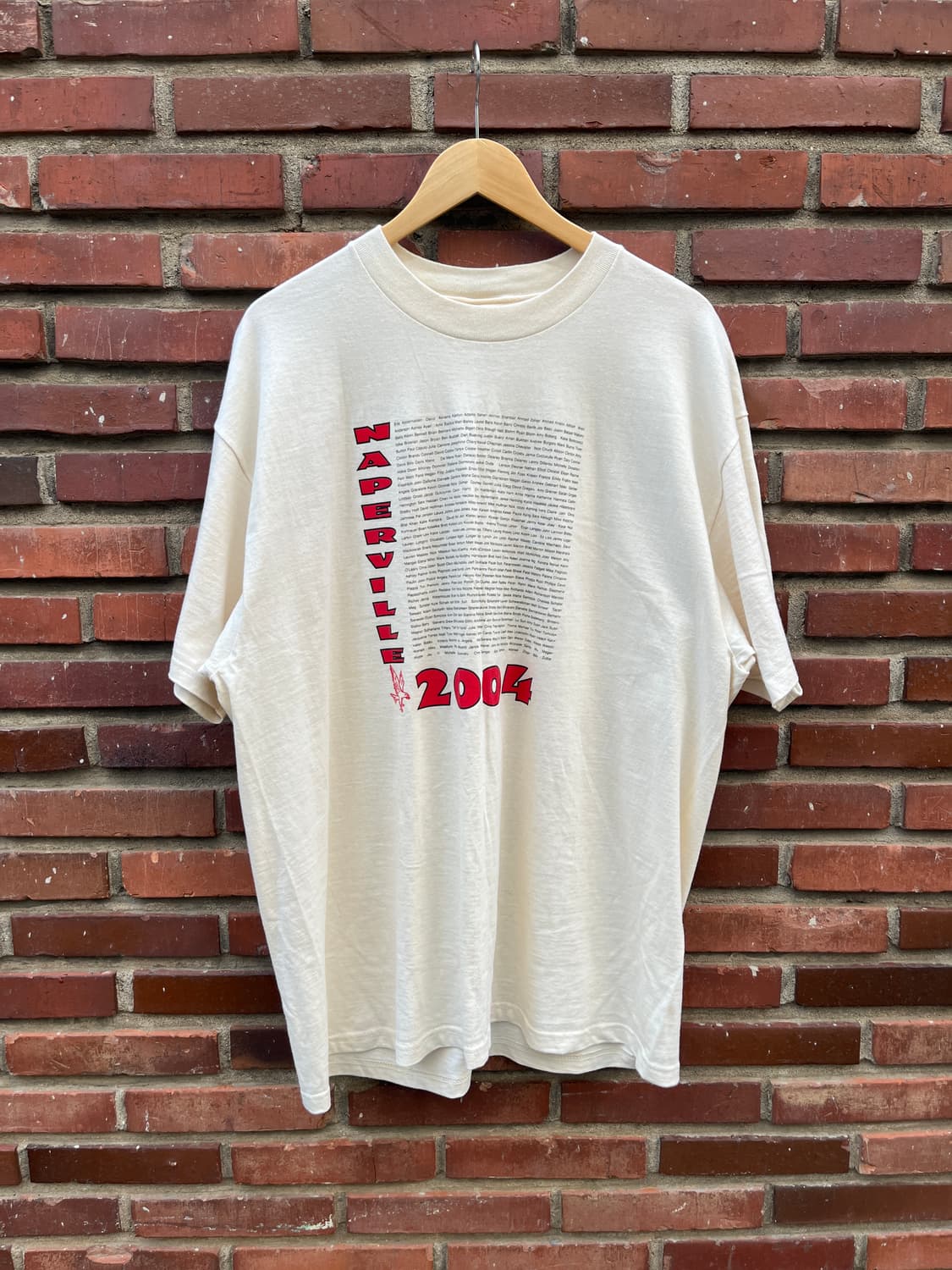 00s 헤인즈 네이퍼빌 졸업 기념 티셔츠 상품이미지1