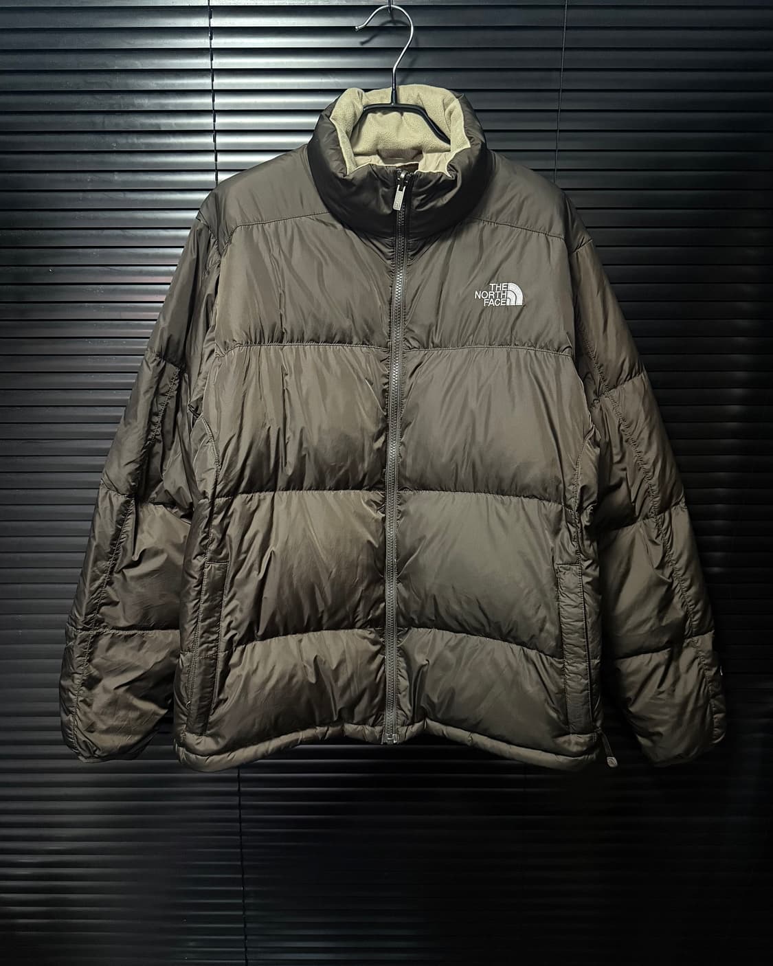 노스페이스 브라운 갈색 베이지 550 거위 구스다운 패딩 눕시 L 100 상품이미지2