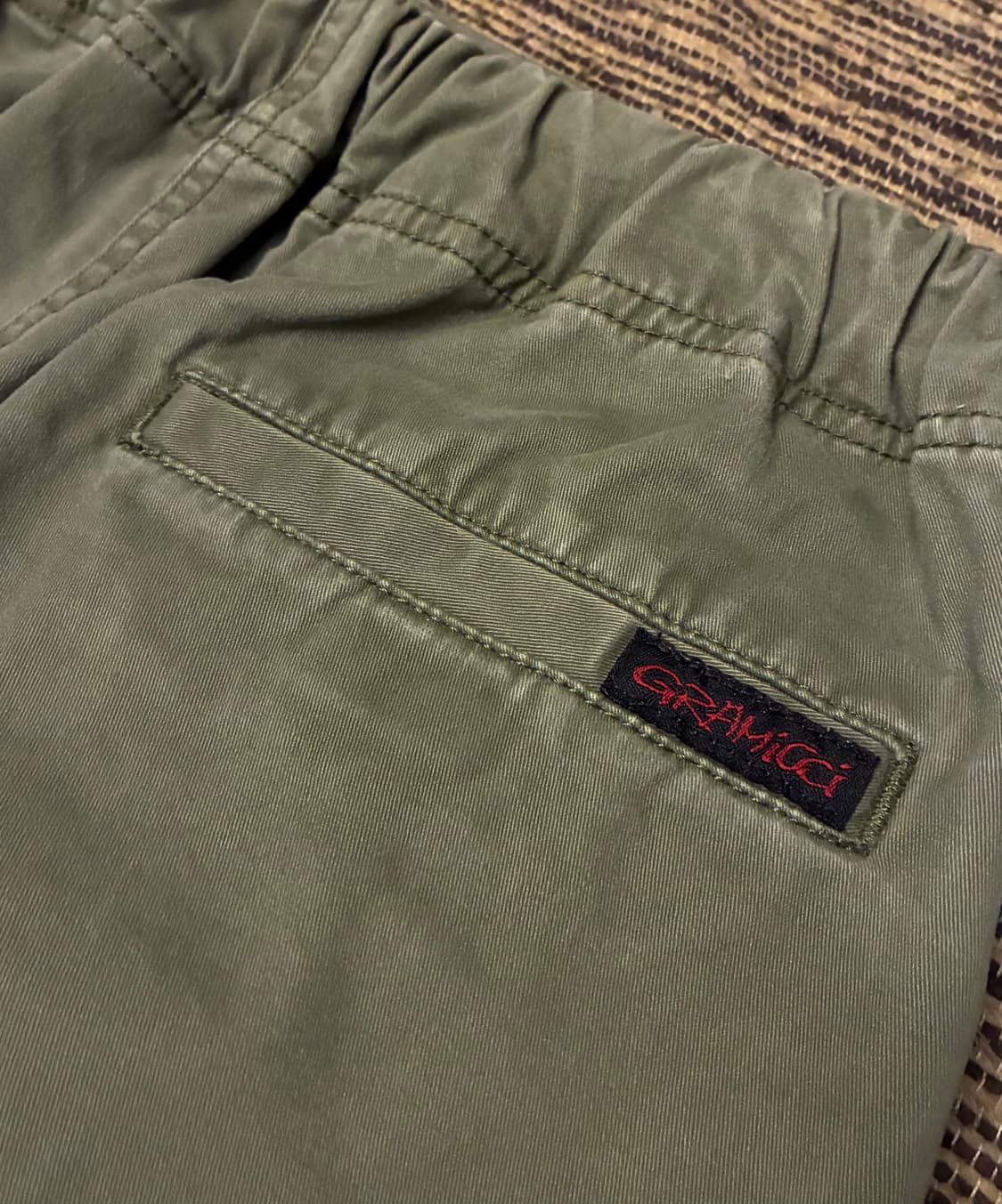 (F/M)그라미치 코튼 베이커 롱 스커트 치마 올리브카키 상품이미지7