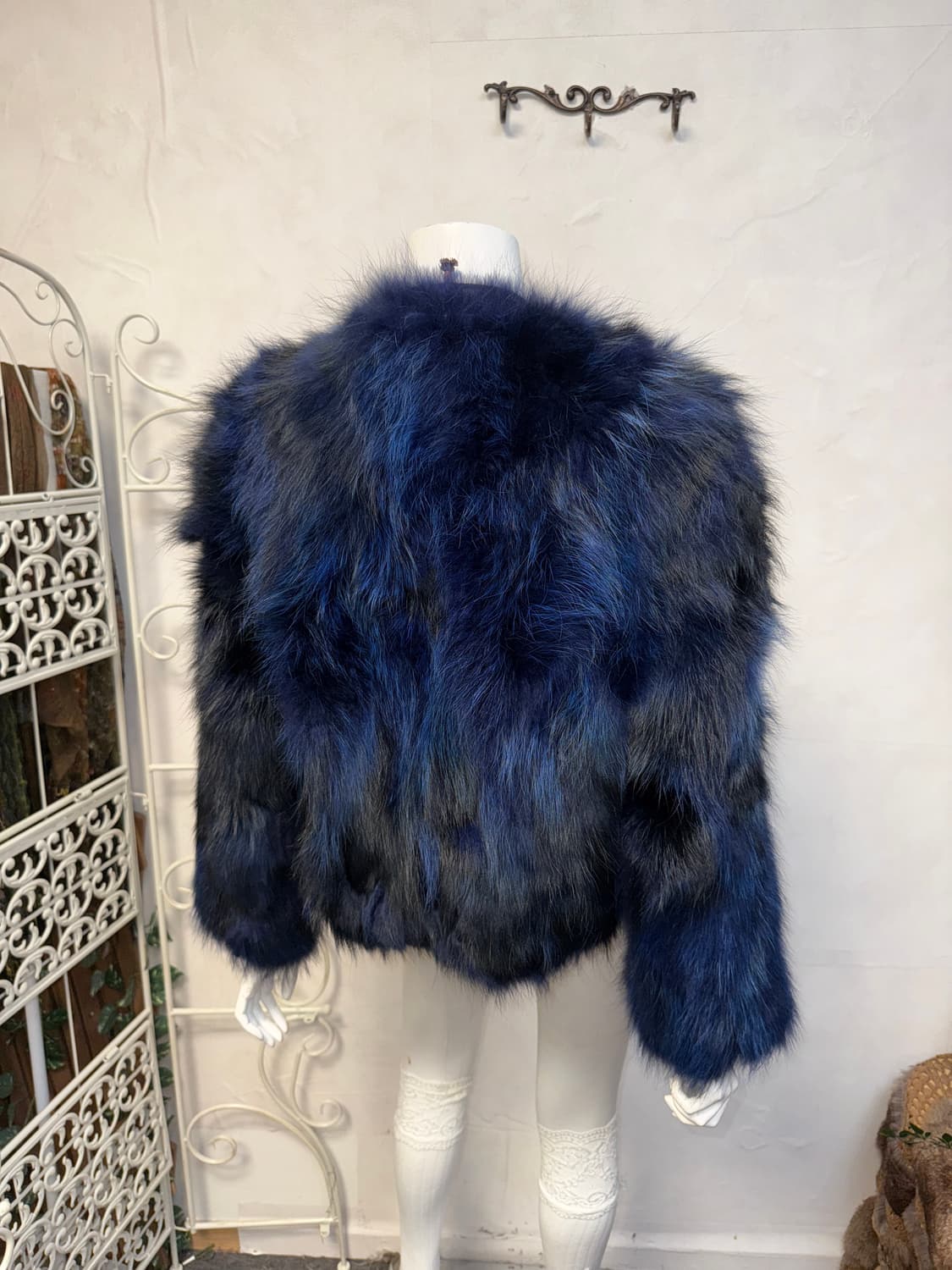 Jindo Klever mixed blue raccoon fur jk 상품이미지7