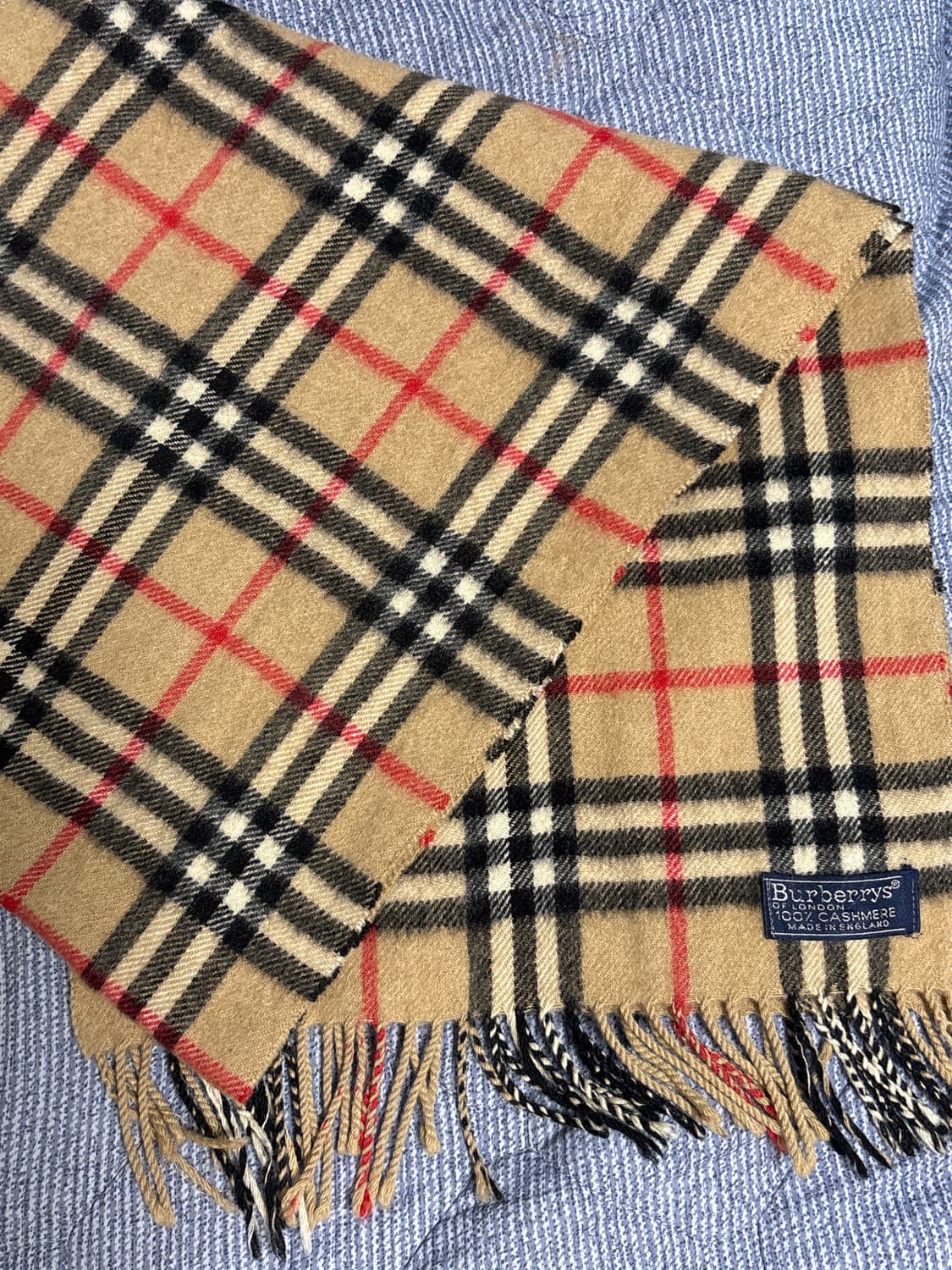 정품 버버리 캐시미어 머플러 상품이미지1
