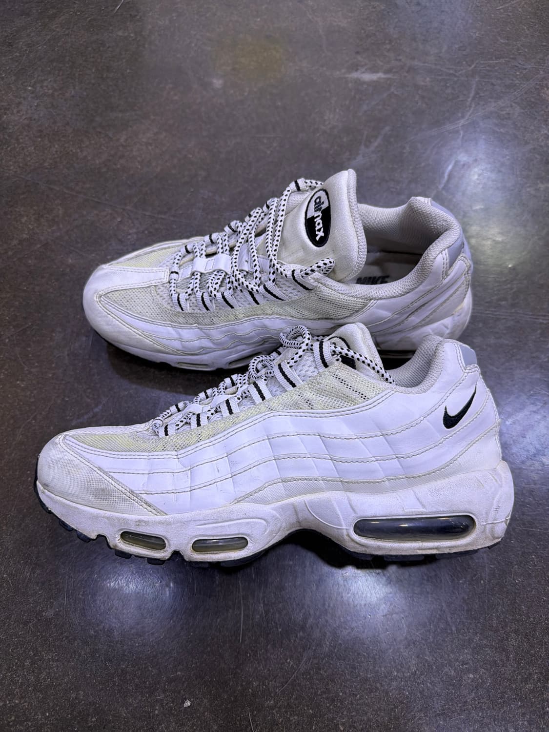 나이키 에어맥스95 화이트 스니커즈 슈즈 270 상품이미지6