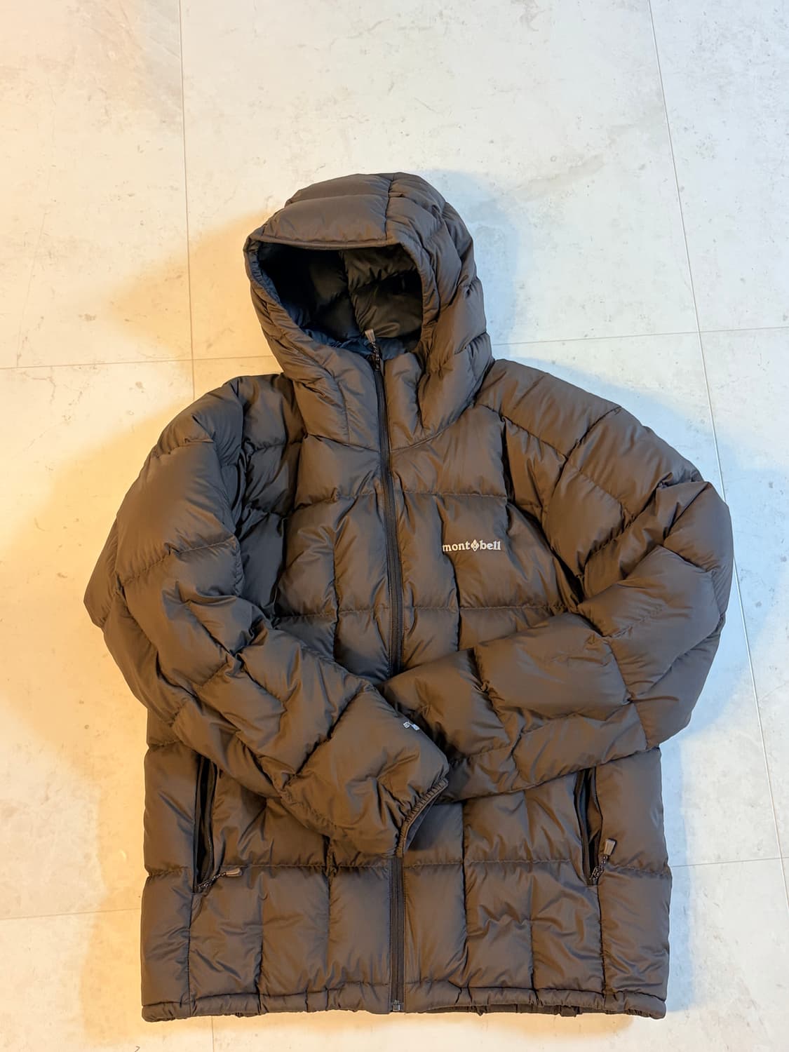 몽벨 재팬 EX800 네이지 다운 파카 다크브라운 상품이미지1