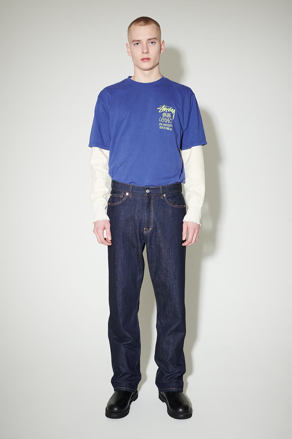 (34) 아워레가시 스투시 워크컷 셀비지 데님 팬츠 상품이미지2