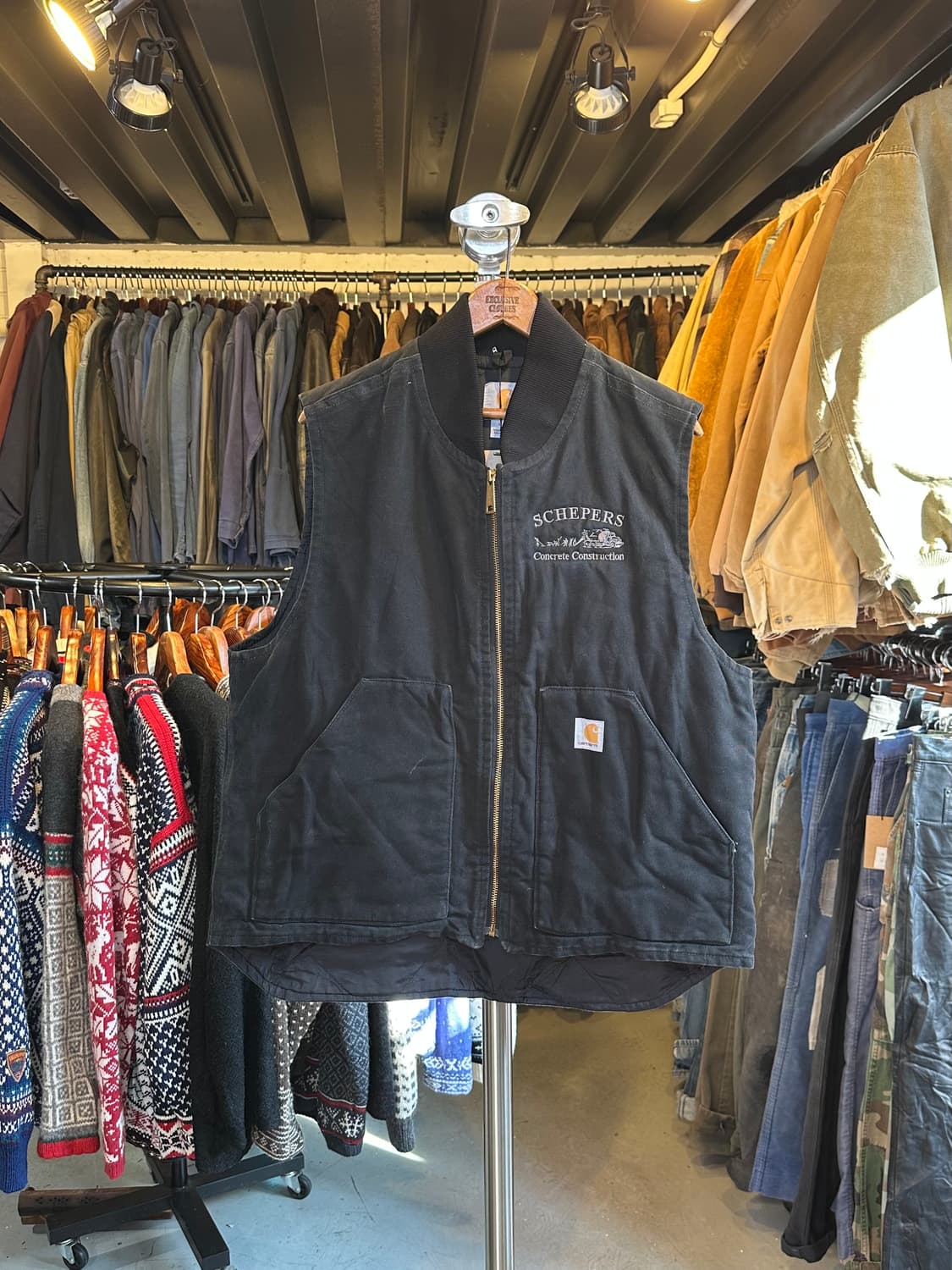 칼하트 퀄팅 라이닝 컨버스 워크 베스트 상품이미지1