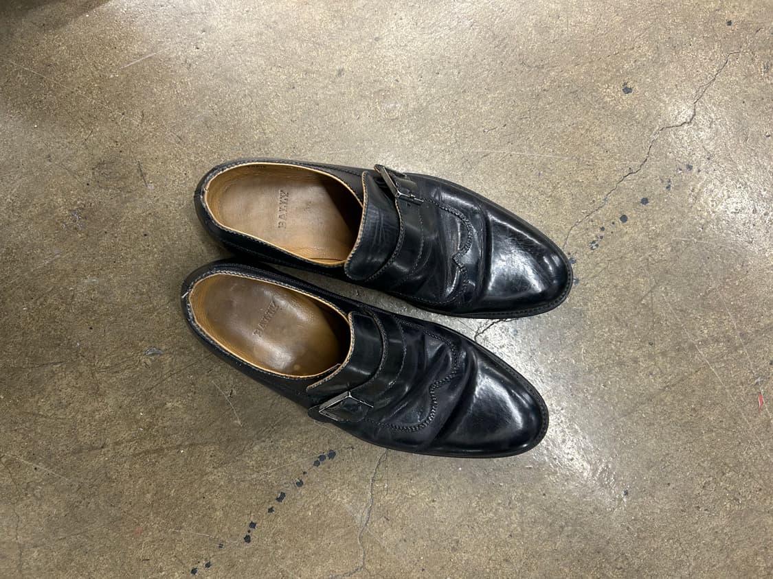 BALLY 발리 블랙 몽크 스트랩 남성 구두 상품이미지3