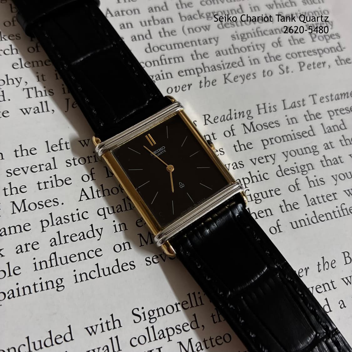 Seiko Chariot Tank Quartz 상품이미지1