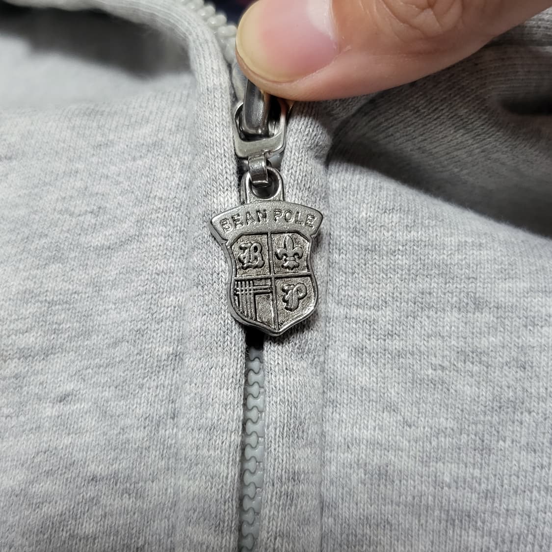 빈폴 올드스쿨 트랙 후드집업 그레이 (110) 상품이미지5