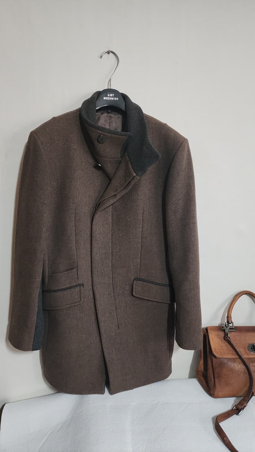 L'UOMO 남성 차이나 카라 코트 상품이미지3