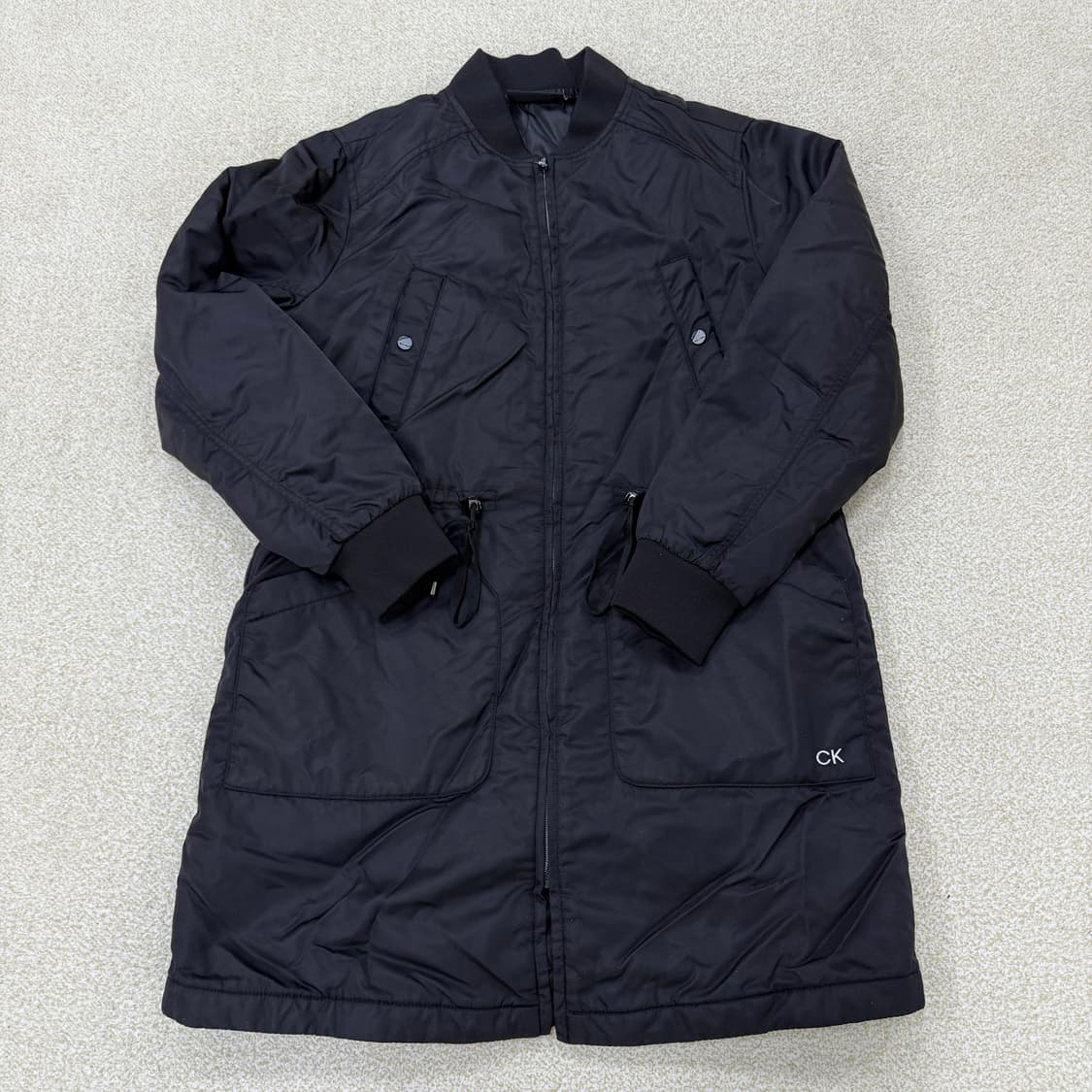 [M] 켈빈클라인 퍼포먼스 여성 퀄팅 롱 블루종 자켓 0107T1 상품이미지1