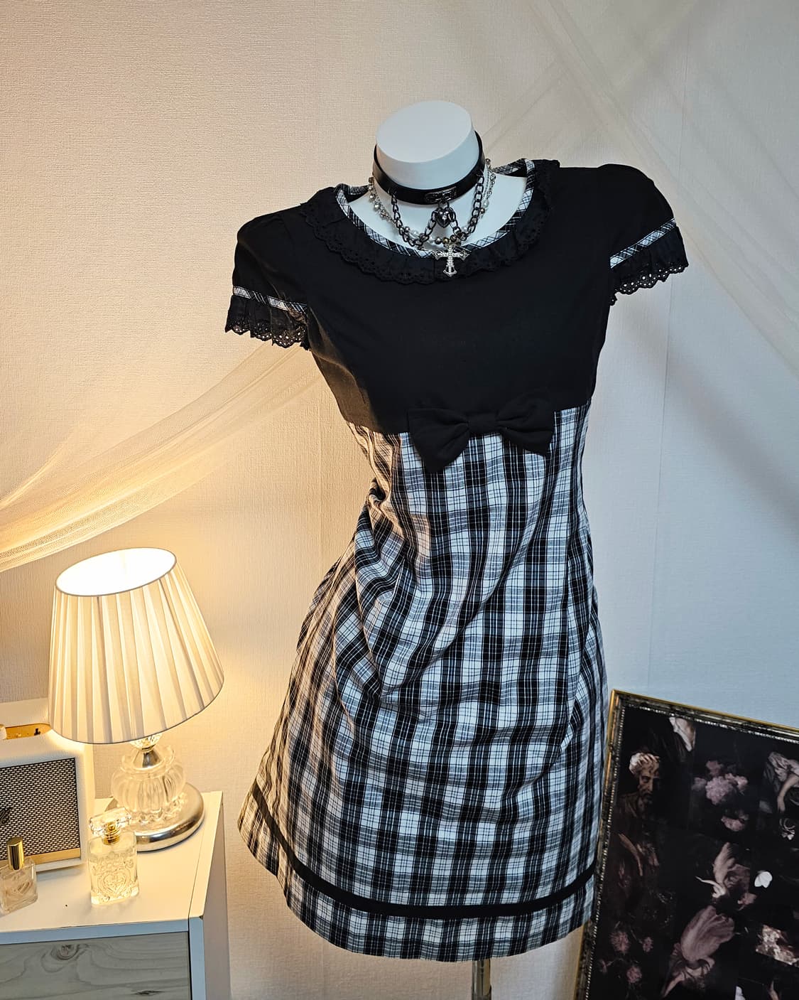 Romantic lovely ribbon dress 상품이미지3