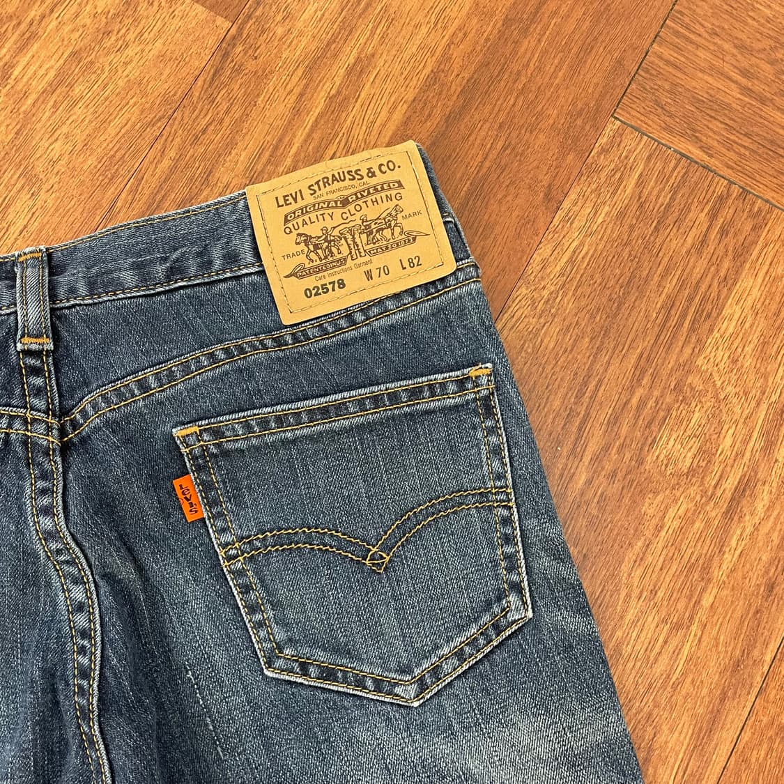 여성 리바이스 오렌지탭 02578 부츠컷 데님팬츠 상품이미지2