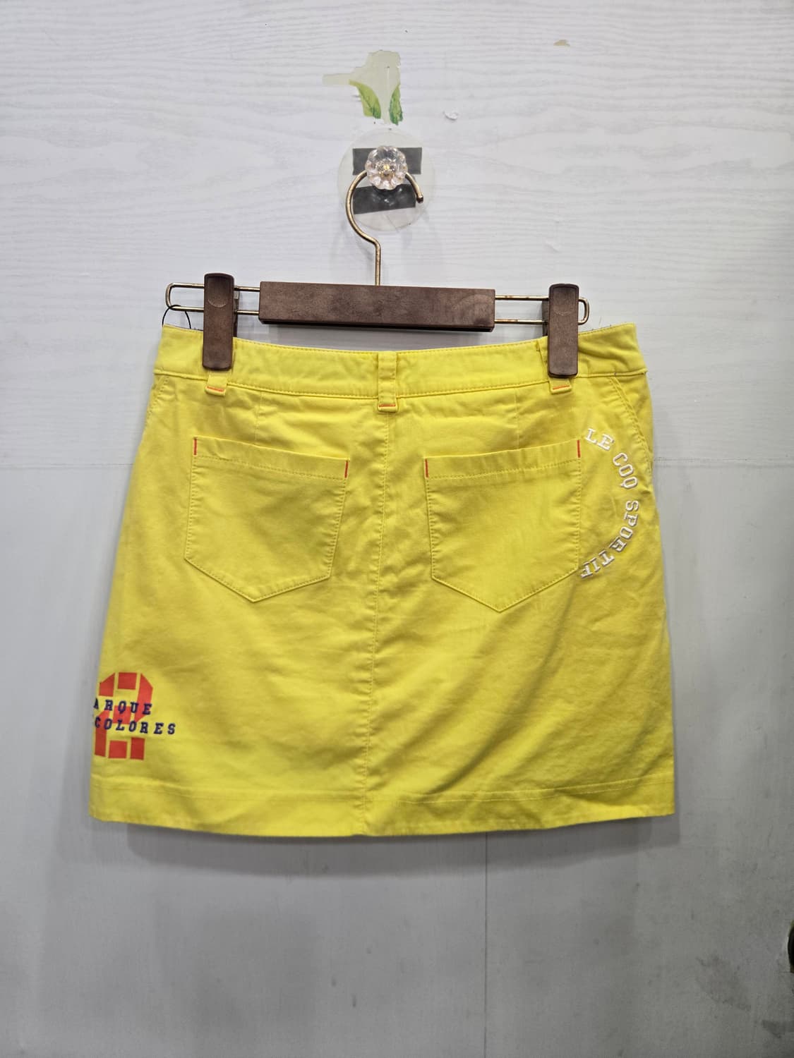 호칭7,실측27)) le coq sportif 르꼬끄 치마! 속바지O 상품이미지6