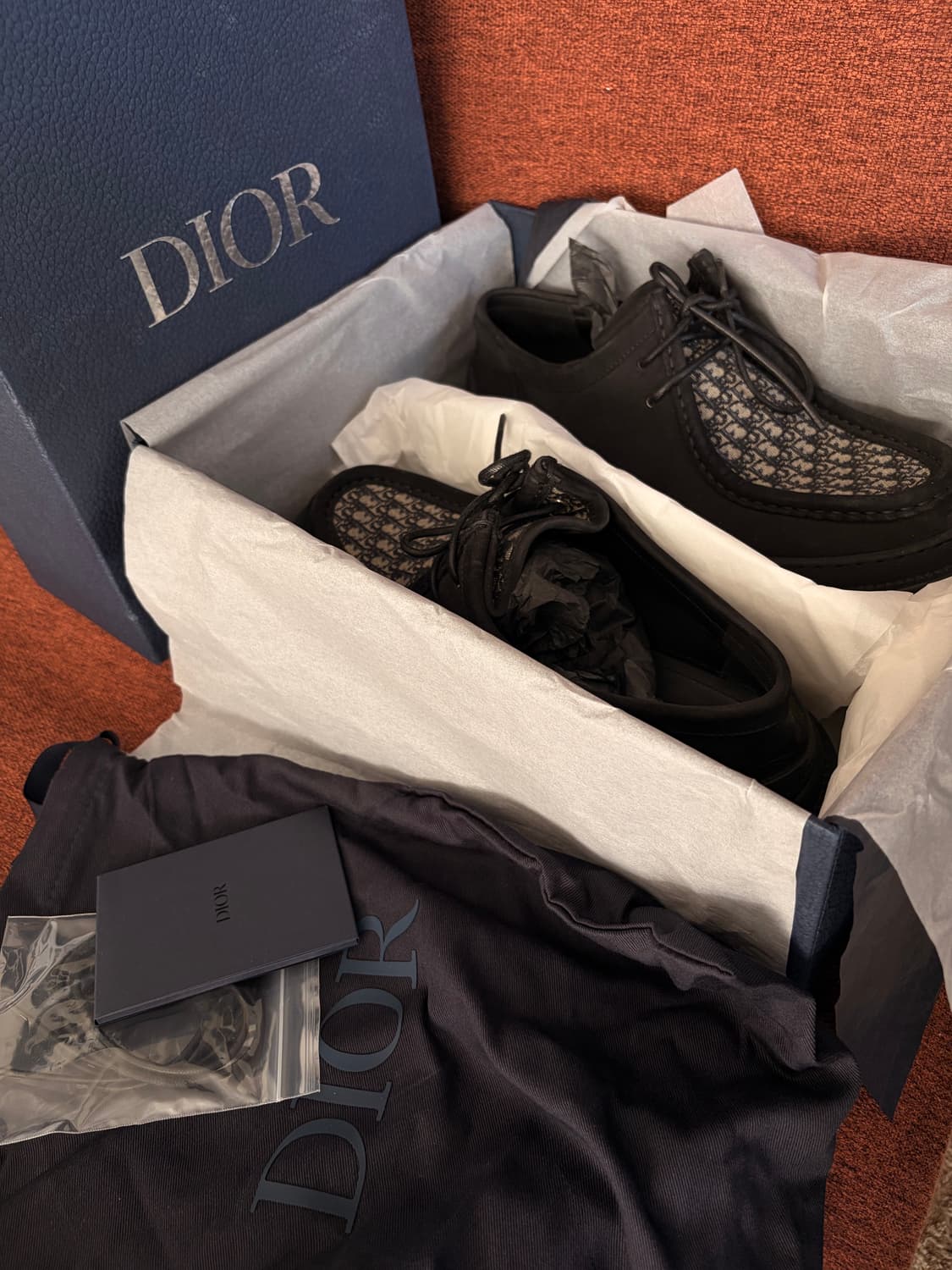 디올 / 익스플로어 오블리크 자카드 보트 슈즈 / 43 상품이미지1