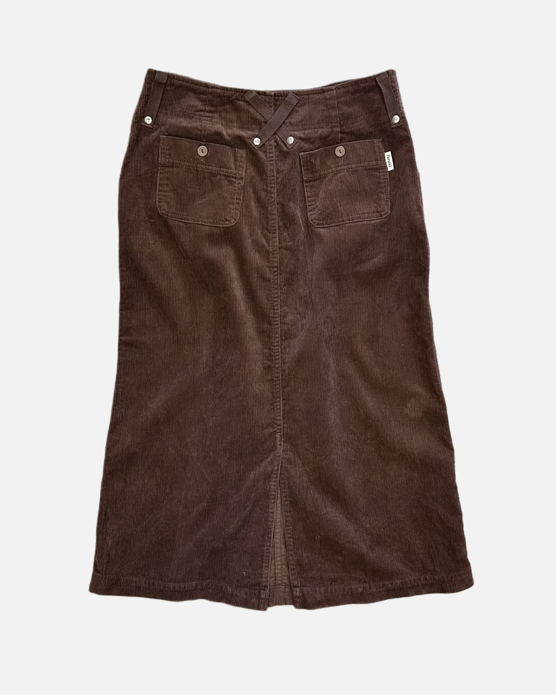 brown corduroy pocket skirt 상품이미지5