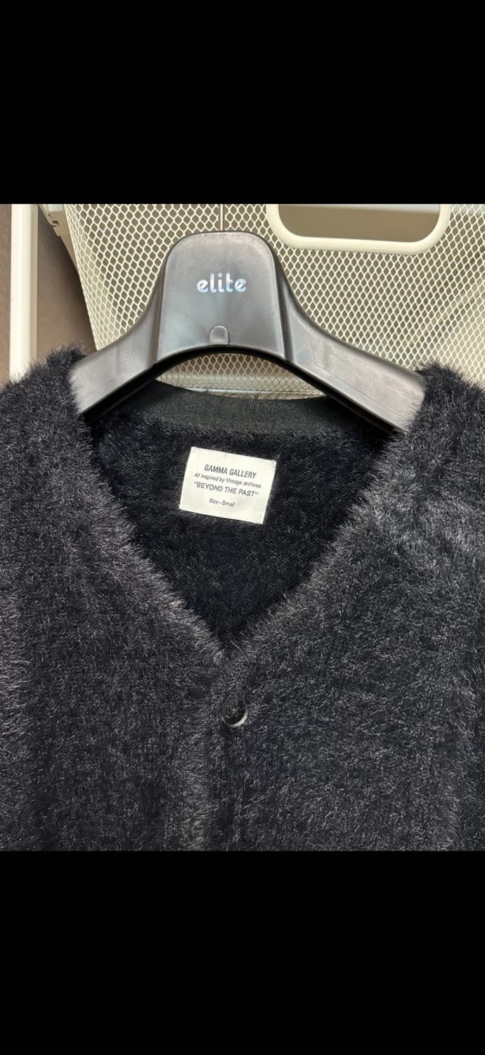 감마갤러리 헤어리 소프트 니트 가디건 블랙 S 상품이미지3