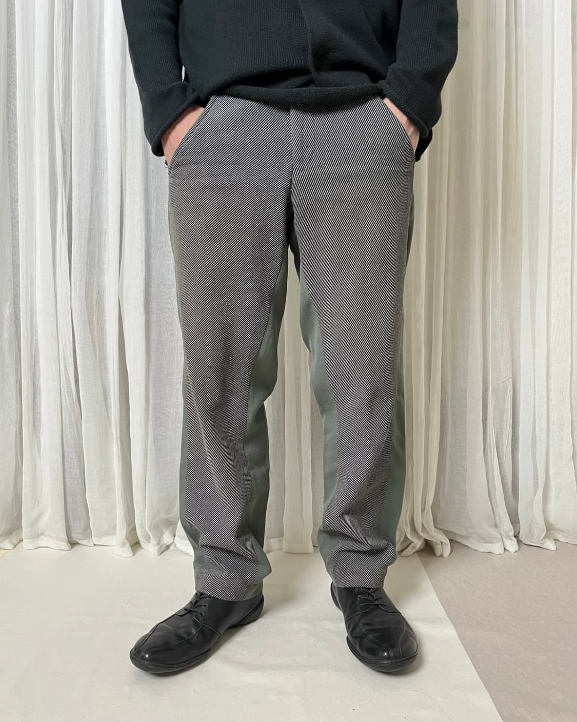 꼼데가르송 옴므플러스 투톤 패널 슬랙스 Comme des garcons 상품이미지1