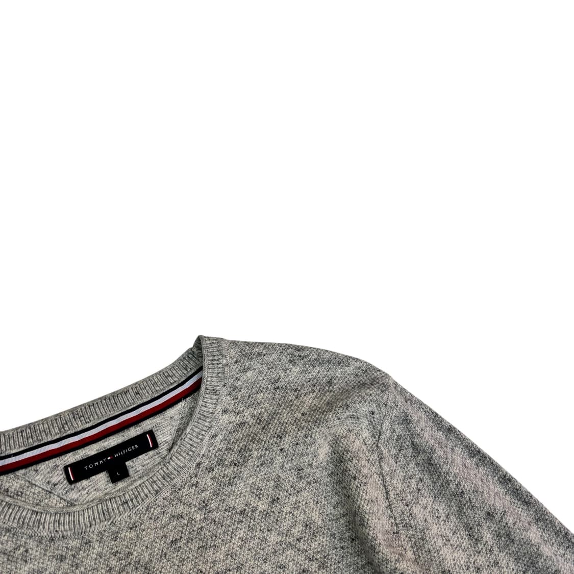 타미힐피거 그레이 크루넥 니트 상품이미지3