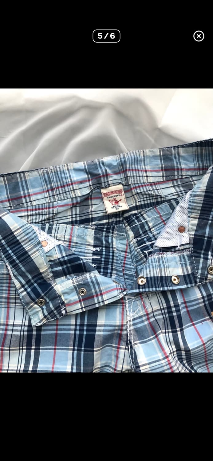 트루릴리젼 서프 체크 하프 팬츠 상품이미지5