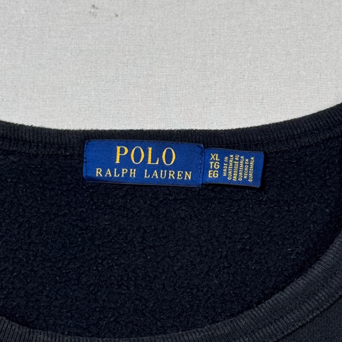 XL) 폴로 랄프로렌 맨투맨 티셔츠 블랙 상품이미지7