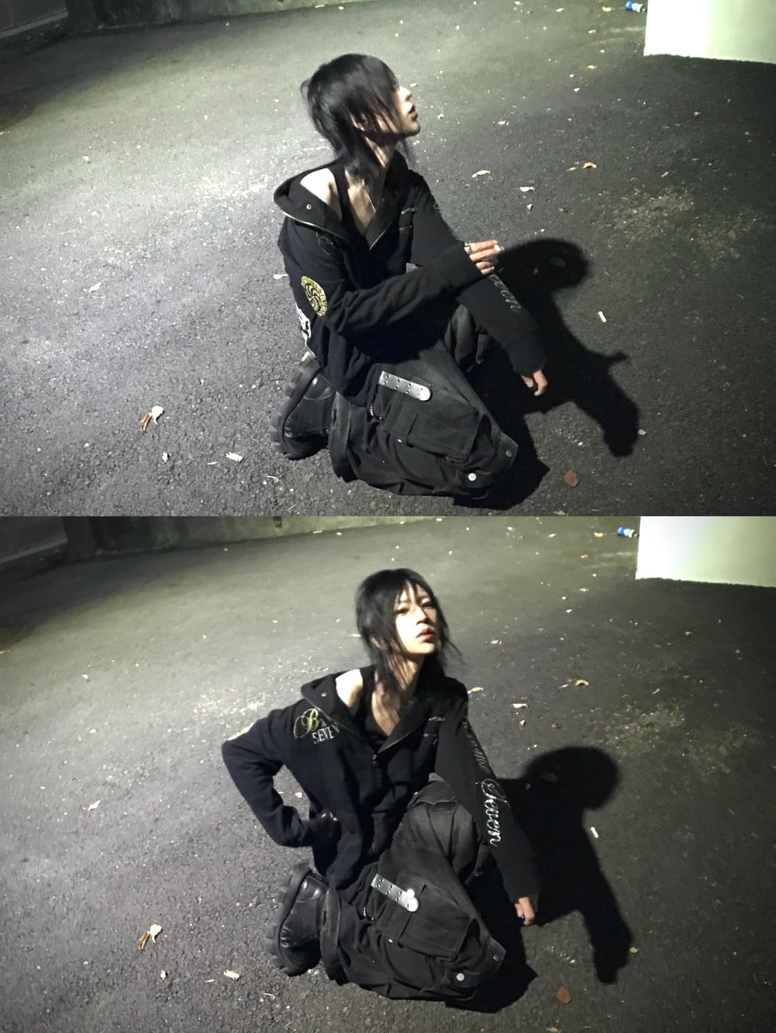 (Banana seven)y2k printing zip up hoody 상품이미지4