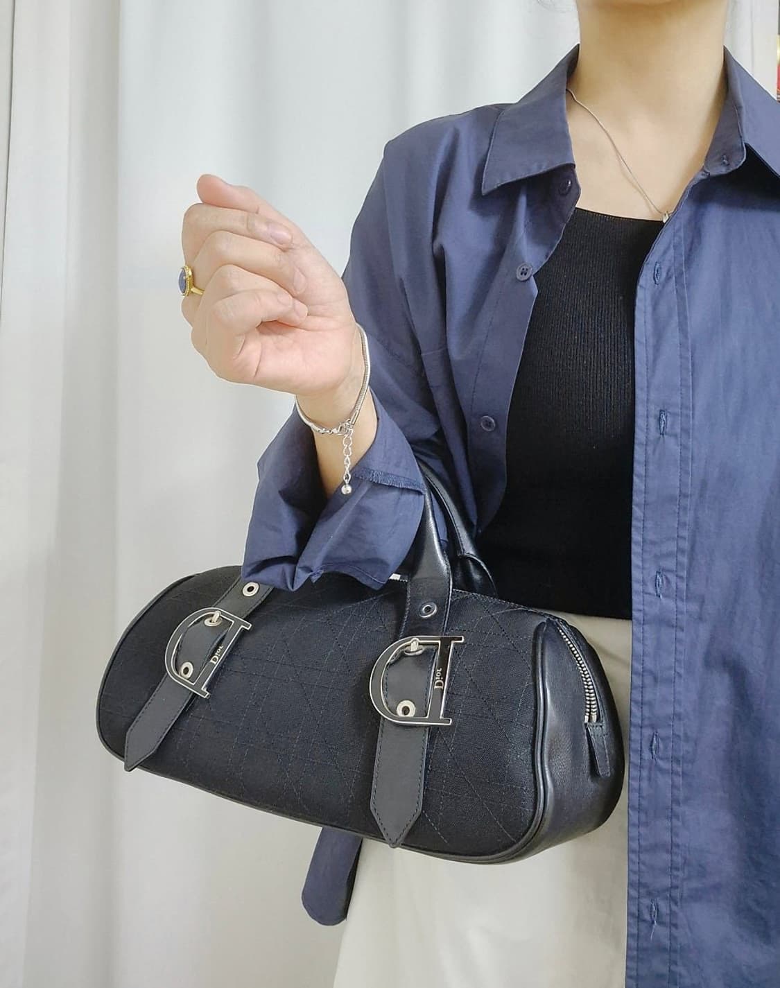 디올(dior) D링 까나쥬 토트백 볼링백 보스턴백 가방 상품이미지3