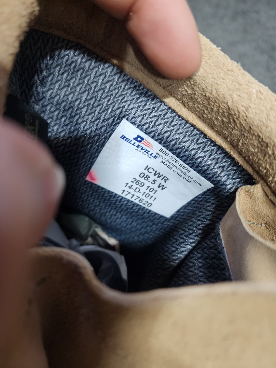 베르빌 벨벳 컴벳 부츠 전술화 사막화 중등산화 상품이미지2