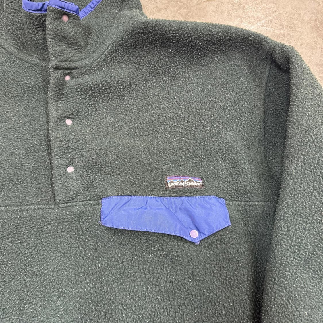 90s 파타고니아 신칠라 스냅-티 플리스 풀오버 상품이미지2