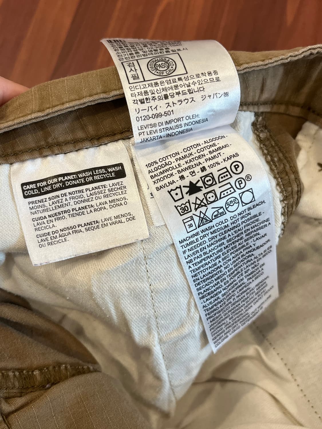 Levis 리바이스 립스탑 카고 하프 팬츠 (36-37inch) 상품이미지10