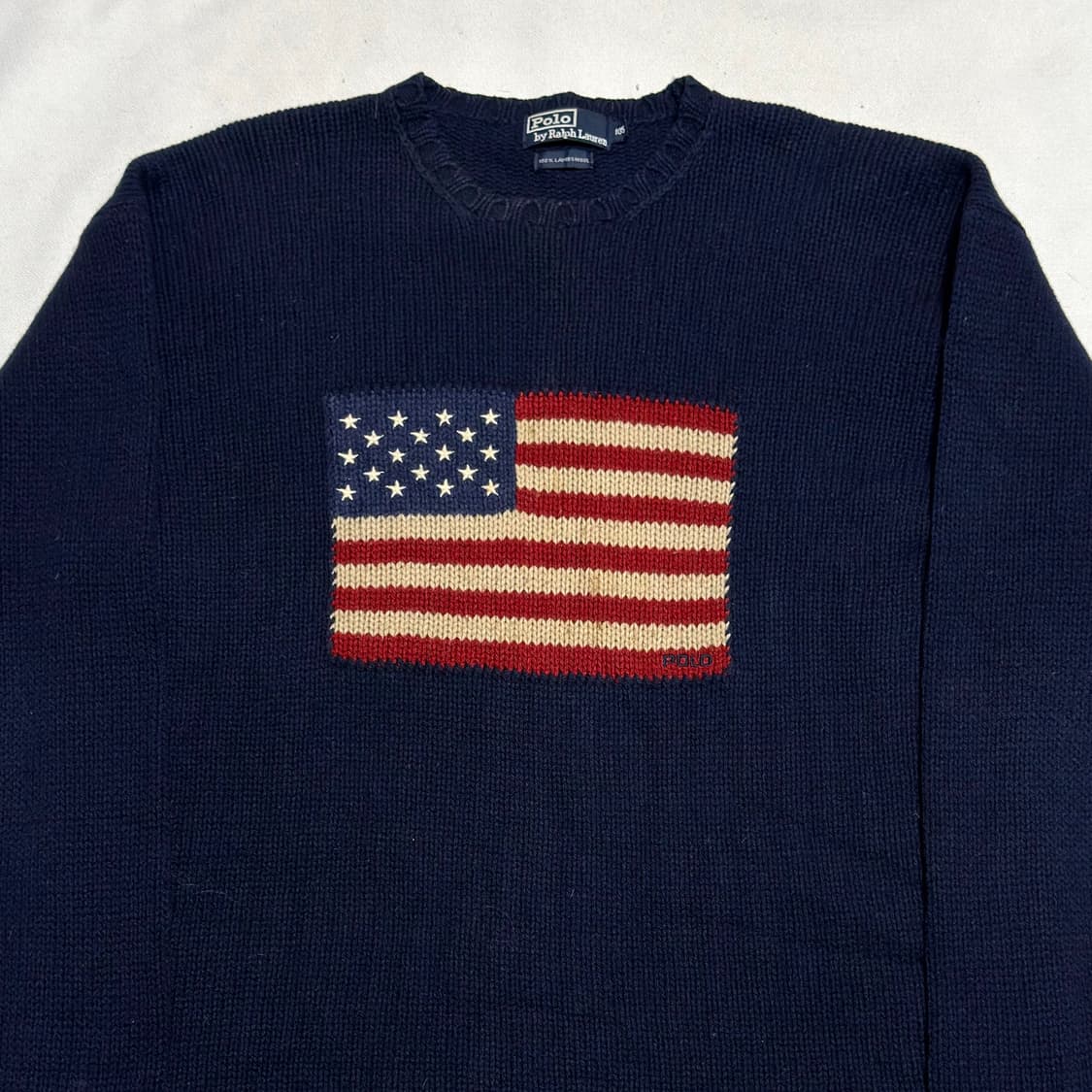105 폴로랄프로렌 성조기 네이비 램스울 니트 상품이미지1