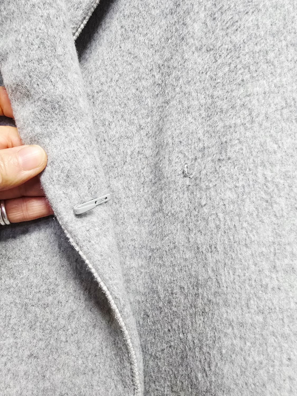 ZOOC 회색 모캐시미어혼방 코트 상품이미지4