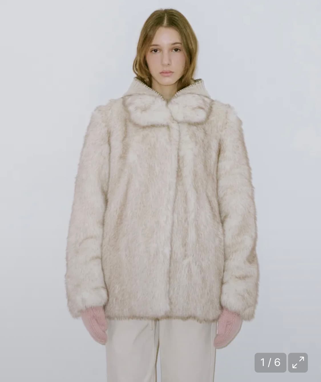 시눈 퍼자켓 아이보리 ivory 상품이미지1