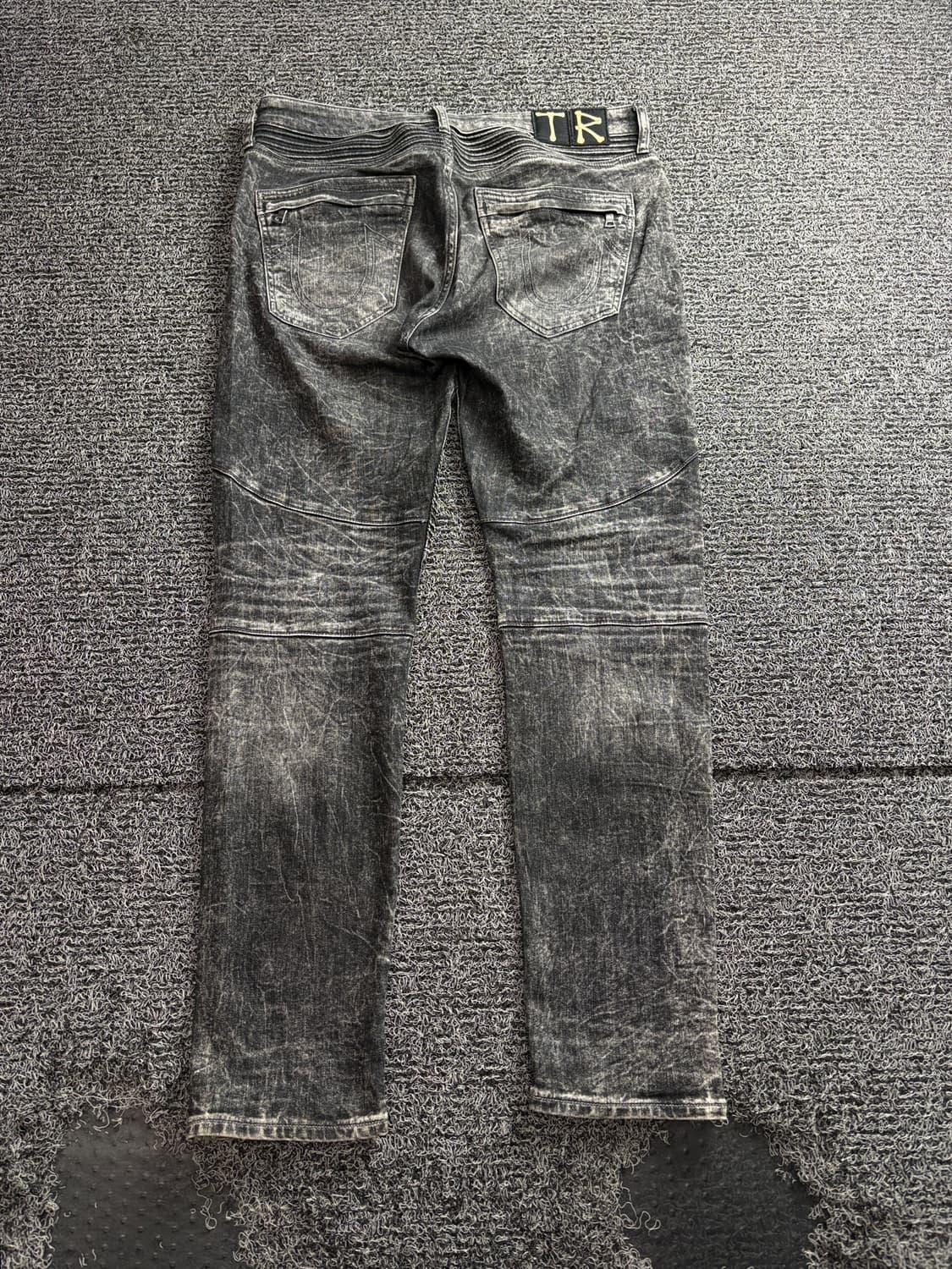 트루릴리젼 크링클 워싱 데님 바이커 진 4214 상품이미지4