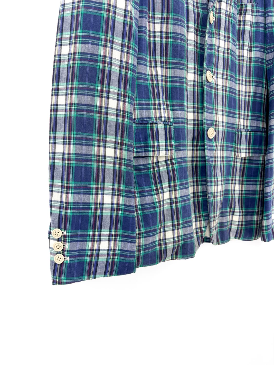 꼼데가르송 옴므 플러스 AD2007 체크 블레이저 자켓 상품이미지7