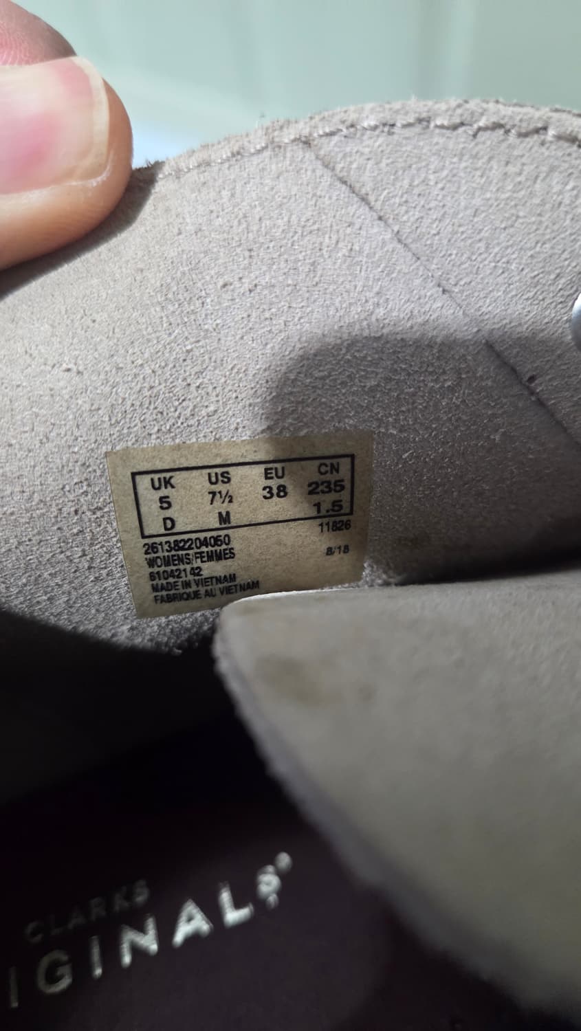 클락스 스웨이드 데저트 부츠 235 상품이미지4