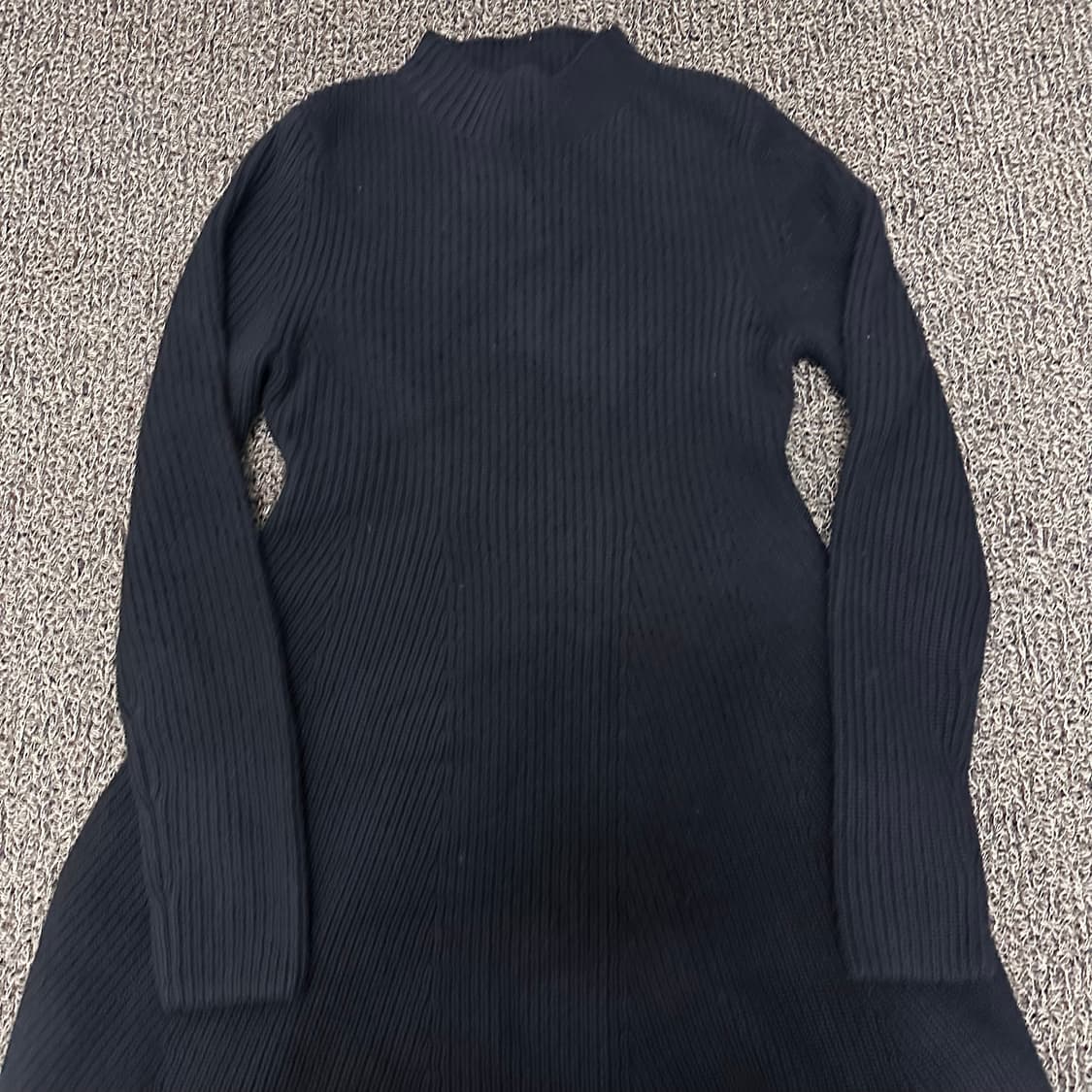 COS 코스 여성 니트 골지 롱 원피스 블랙 S 상품이미지2