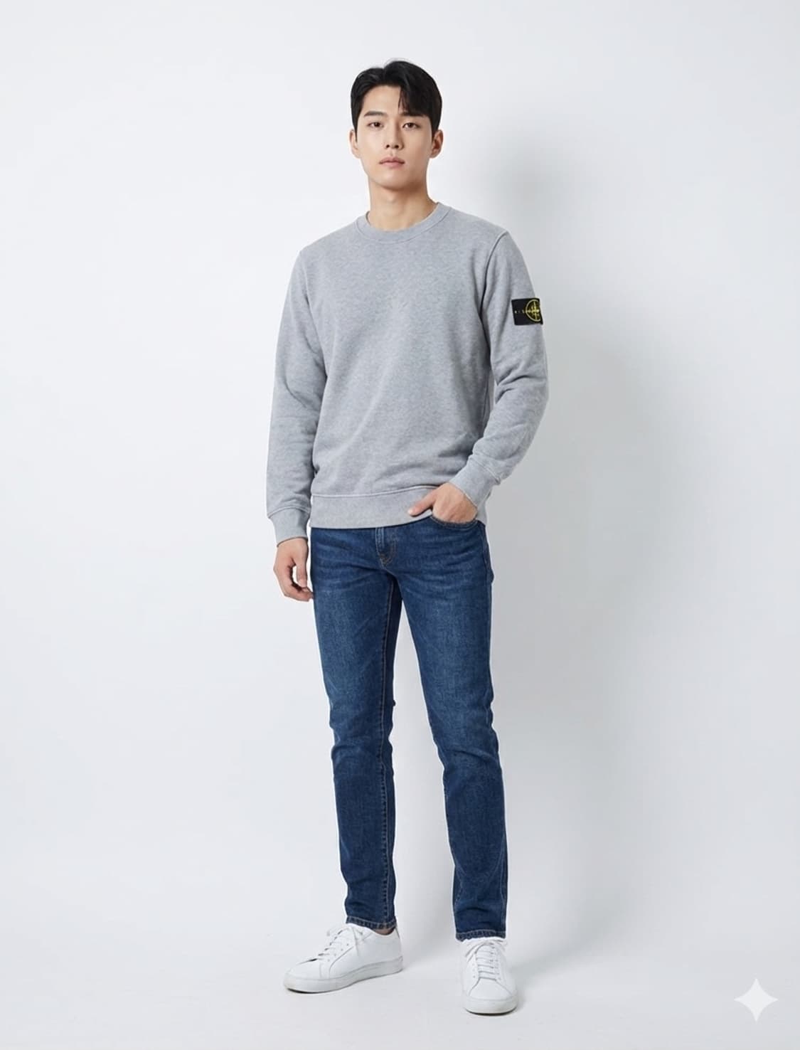 스톤아일랜드 맨투맨 그레이_L 상품이미지1