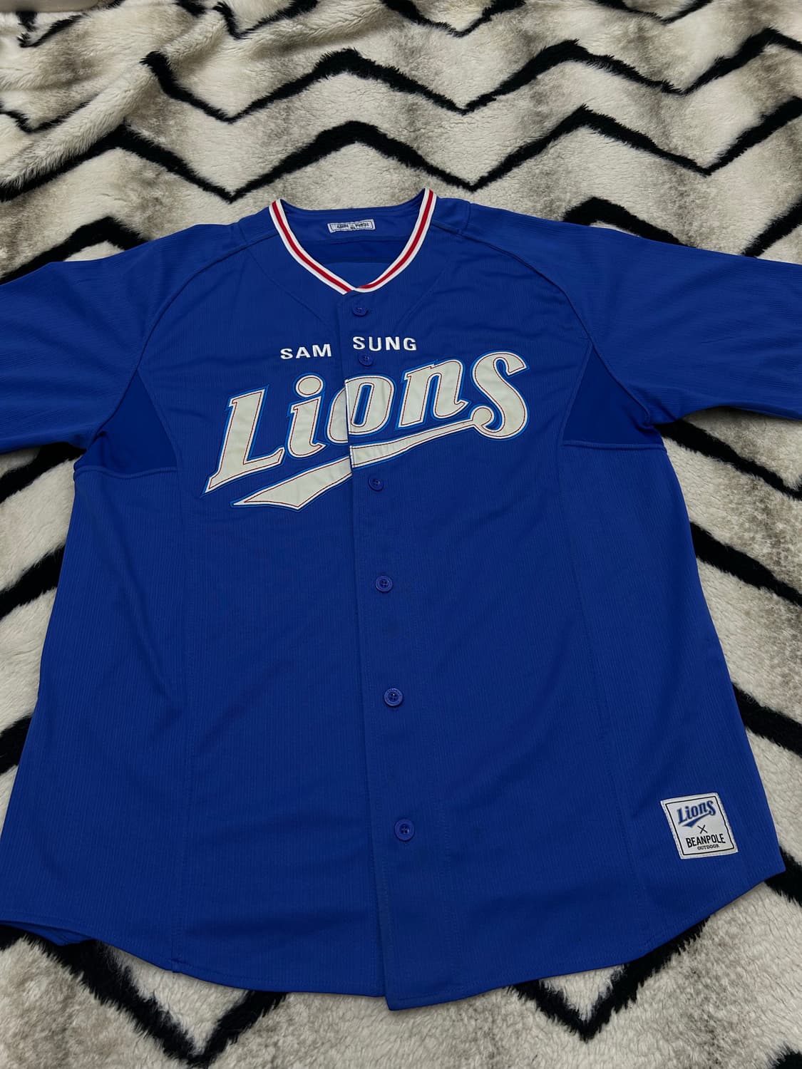 [XL]삼성라이온즈x빈폴 반팔 유니폼/박해민 상품이미지2