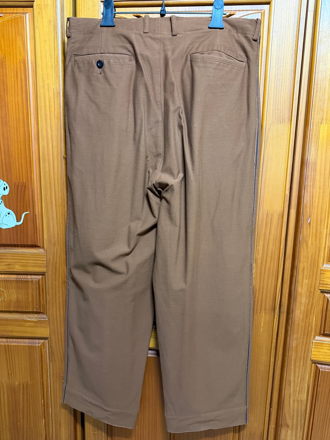 [M] YOKE 코튼 브라운 팬츠 상품이미지2