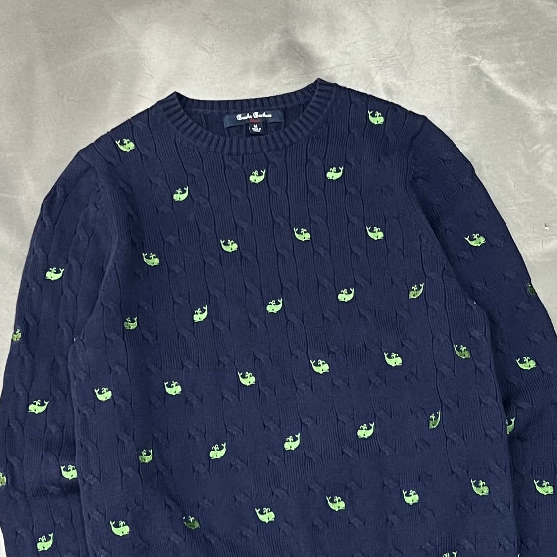  브룩스 브라더스 자수 패턴 니트 y16341 상품이미지3